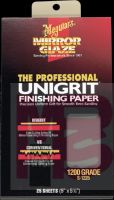 3M Meguiar's Mirror Glaze Unigrit Finishing Paper  1200 Grit