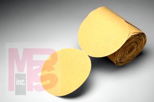 3M Stikit Gold Paper Disc Roll 216U  6 in x NH P360 A-weight  6 rolls per case