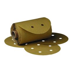 3M 216U Stikit Gold Paper D/F Disc Roll 5 in x NH 5 Holes P240 A-weight - Micro Parts & Supplies, Inc.