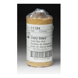 3M 01194 Stikit Gold Disc Roll 5 in P180A - Micro Parts & Supplies, Inc.