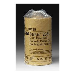 3M 01195 Stikit Gold Disc Roll 5 in P150A - Micro Parts & Supplies, Inc.