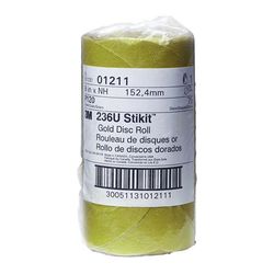 3M 01211 Stikit Gold Disc Roll 6 in P120A - Micro Parts & Supplies, Inc.