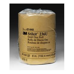 3M 01440 Stikit Gold Disc Roll 6 in P150A - Micro Parts & Supplies, Inc.