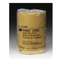 3M 236U Stikit Gold Disc Roll 1442 6 in P100A - Micro Parts & Supplies, Inc.