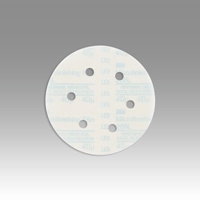 3M 268L Hookit Microfinishing Film Type D D/F Disc 6 in x NH 6 Holes 40 Micron - Micro Parts & Supplies, Inc.