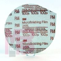 3M 268L Microfinishing PSA Film Type D Disc 5 in x NH 100 Micron - Micro Parts & Supplies, Inc.