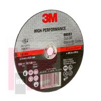 3M COW High Performance Cut-Off Wheel T1 66561 4 in x .035 in x 3/8 in - Micro Parts & Supplies, Inc.