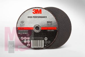 3M COW High Performance Cut-Off Wheel T1 66563 4 in x .06 in x 3/8 in - Micro Parts & Supplies, Inc.