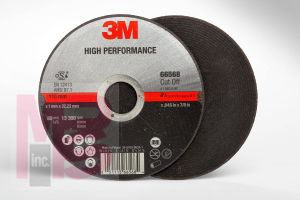 3M COW High Performance Cut-Off Wheel T1 66568 4.5 in x .045 in x 7/8 in - Micro Parts & Supplies, Inc.