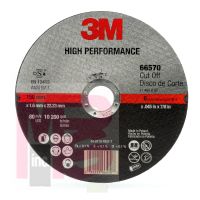 3M 66570 High Performance Cut-Off Wheel T1 6 in x .045 in x 7/8 in - Micro Parts & Supplies, Inc.