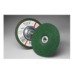 3M 55958 Green Corps Depressed Center Wheel 24 7 in x 1/4 in x 5/8-11 Internal - Micro Parts & Supplies, Inc.