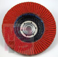 3M 947D Flap Disc T27 4-1/2 in x 5/8-11 Internal 40 X-weight - Micro Parts & Supplies, Inc.