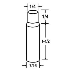 3M Grit Tool Diamond Impregnated Grit Dressing Tool 1/4 in x 3/8 in Cylindrical Straight Round 7/16 shank - Micro Parts & Supplies, Inc.