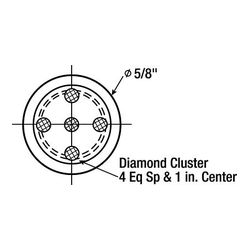 3M Dressing Tool Diamond Multi-Point Dressing Tool CL5S1 7/16 in x 1 in shank - Micro Parts & Supplies, Inc.