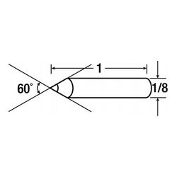 3M Dressing Tool Diamond Phono Point Tool P0560S2 1/8 in x 1 in shank - Micro Parts & Supplies, Inc.