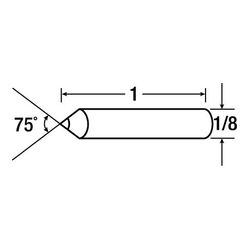 3M Dressing Tool Diamond Phono Point Tool P0575S2 1/8 in x 1 in shank - Micro Parts & Supplies, Inc.