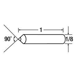 3M Dressing Tool Diamond Phono Point Tool P0590S2 1/8 in x 1 in shank - Micro Parts & Supplies, Inc.