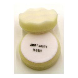 3M 20271 Finesse-it Buffing Pad 3-3/4 in White Open Cell Foam - Micro Parts & Supplies, Inc.