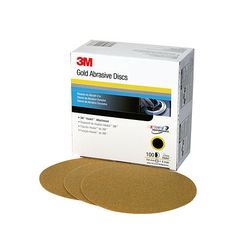 3M 236U Hookit Gold Disc 00983 6 in P80C - Micro Parts & Supplies, Inc.