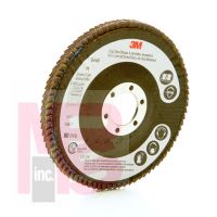 3M 546D Flap Disc T29 4-1/2 in x 7/8 in 60 X-weight - Micro Parts & Supplies, Inc.