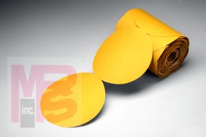 3M 255L Stikit Gold Film D/F Disc Roll 5 in x NH 5 Holes P220 - Micro Parts & Supplies, Inc.