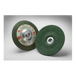 3M 28327 Green Corps T-28 Depressed Center Wheel 24 7 in x 1/4 in x 5/8-11 Internal - Micro Parts & Supplies, Inc.