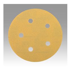 3M 255L Hookit Gold Film D/F Disc1057 5 in x NH 5 Holes P400 - Micro Parts & Supplies, Inc.