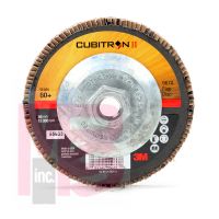 3M 967A Cubitron II Flap Disc T27 Giant 4-1/2 in x 5/8-11 60+ Y-weight - Micro Parts & Supplies, Inc.