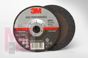 3M Depressed Center Wheel High Performance Depressed Center Grinding Wheel T27 4 in x 1/4 in x 5/8 in - Micro Parts & Supplies, Inc.