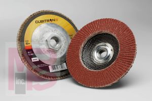 3M Cubitron II Flap Disc 969F T29 5 in x 5/8-11 in 60+ YF-weight 10 per case