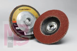 3M Cubitron II Flap Disc 969F T29 5 in x 5/8-11 in 80+ YF-weight 10 per case