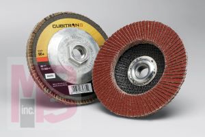 3M Cubitron II Flap Disc 969F T27 4-1/2 in x 5/8-11 80+ YF-weight 10 per case