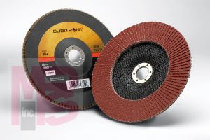 3M Cubitron II Flap Disc 969F T27 7 in x 7/8 in 40+ YF-weight 5 per case