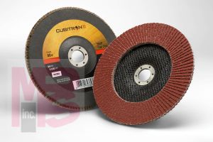 3M Cubitron II Flap Disc 969F T27 7 in x 7/8 in 80+ YF-weight 5 per case