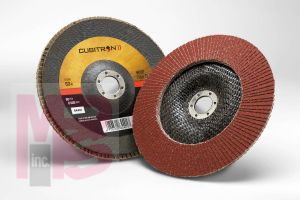 3M Cubitron II Flap Disc 969F T29 7 in x 7/8 in 60+ YF-weight 5 per case