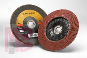 3M Cubitron II Flap Disc 969F T29 7 in x 7/8 in 80+ YF-weight 5 per case