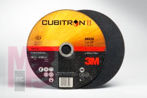 3M Cubitron II Cut-Off Wheel 66528 T1 7 in x .045 in x 7/8 in 25 per  inner 50 per case