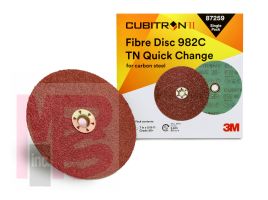 3M Fibre Disc 982C TN Quick Change 7 in 36+ Trial Pack 10 per case