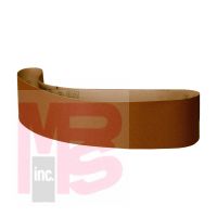 3M Cloth Belt 361F  4 in x 132 in  P120 XF-weight  Sinelok   50 per case