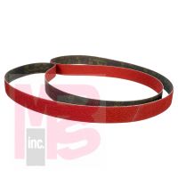 3M Cloth Belt 384F  180+ XF-weight  1/2 in x 72 in  Film-lok  200 per