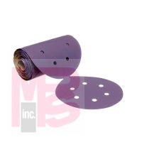 3M Cubitron II Stikit Film Disc Roll 775L  6 in x NH D/F 6 Holes 400+  100 discs per roll 4 rolls per case