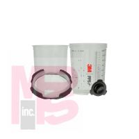 3M PPS Series 2.0 Spray Cup System Kit 26112 Midi (13.5 fl oz 400 mL) 200u Micron Filter 1 kit per case