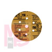 3M 1077 Hookit Gold Disc D/F 1077 6 in P240A - Micro Parts & Supplies, Inc.