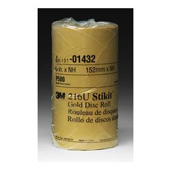 3M 01432 Stikit Gold Disc Roll 6 in P500A - Micro Parts & Supplies, Inc.