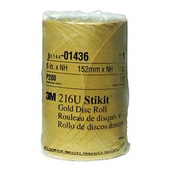 3M 01436 Stikit Gold Disc Roll 6 in P280A - Micro Parts & Supplies, Inc.