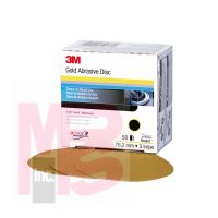 3M 00912 Hookit Gold Disc 3 in P500A - Micro Parts & Supplies, Inc.