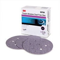 3M 30784 Purple Abrasive Disc D/F 6 in P80E - Micro Parts & Supplies, Inc.