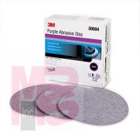 3M 30684 Purple Abrasive Disc 6 in P80E - Micro Parts & Supplies, Inc.