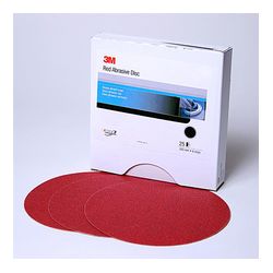 3M 01105 Red Abrasive Stikit Disc 6 in P800 - Micro Parts & Supplies, Inc.