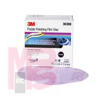 3M 30368 Hookit Purple Finishing Film Disc 3 in P1200 - Micro Parts & Supplies, Inc.